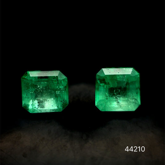 PAR ESMERALDAS CDTEC   3.69 CTS 7 X 7 MM