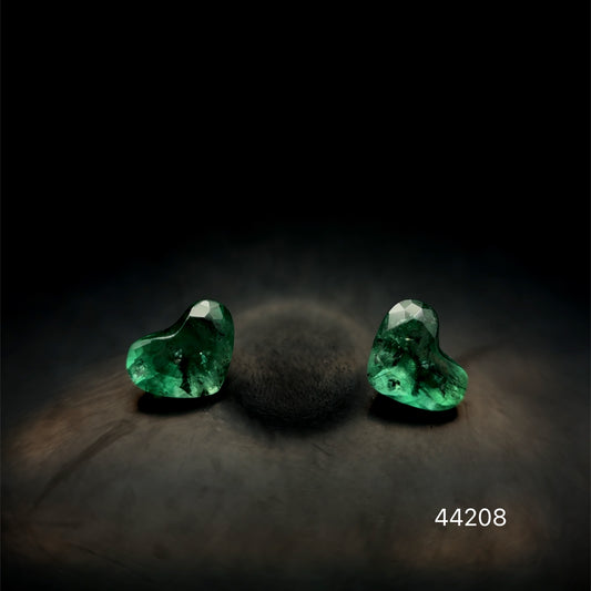 PAR ESMERALDAS CORAZON  CDTEC 1.18 CTS