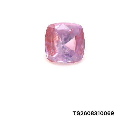 ZAFIRO IGA PADPARADSCHA CUSHION 1.23 CTS 5.87 X 5.94 X 3.87 MM