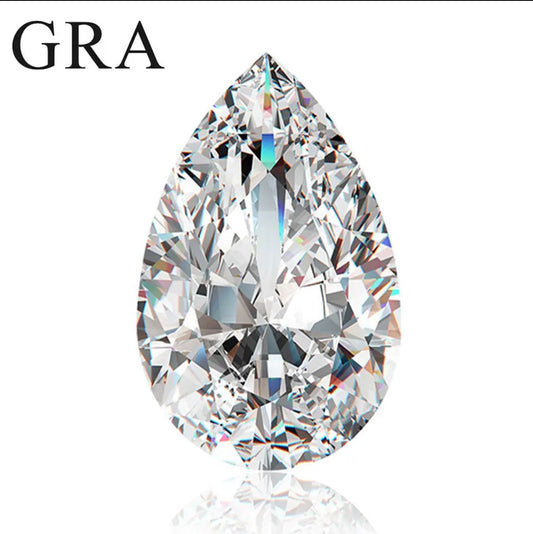 MOISSANITA CORTE PERA 2 CT 7X10 MM