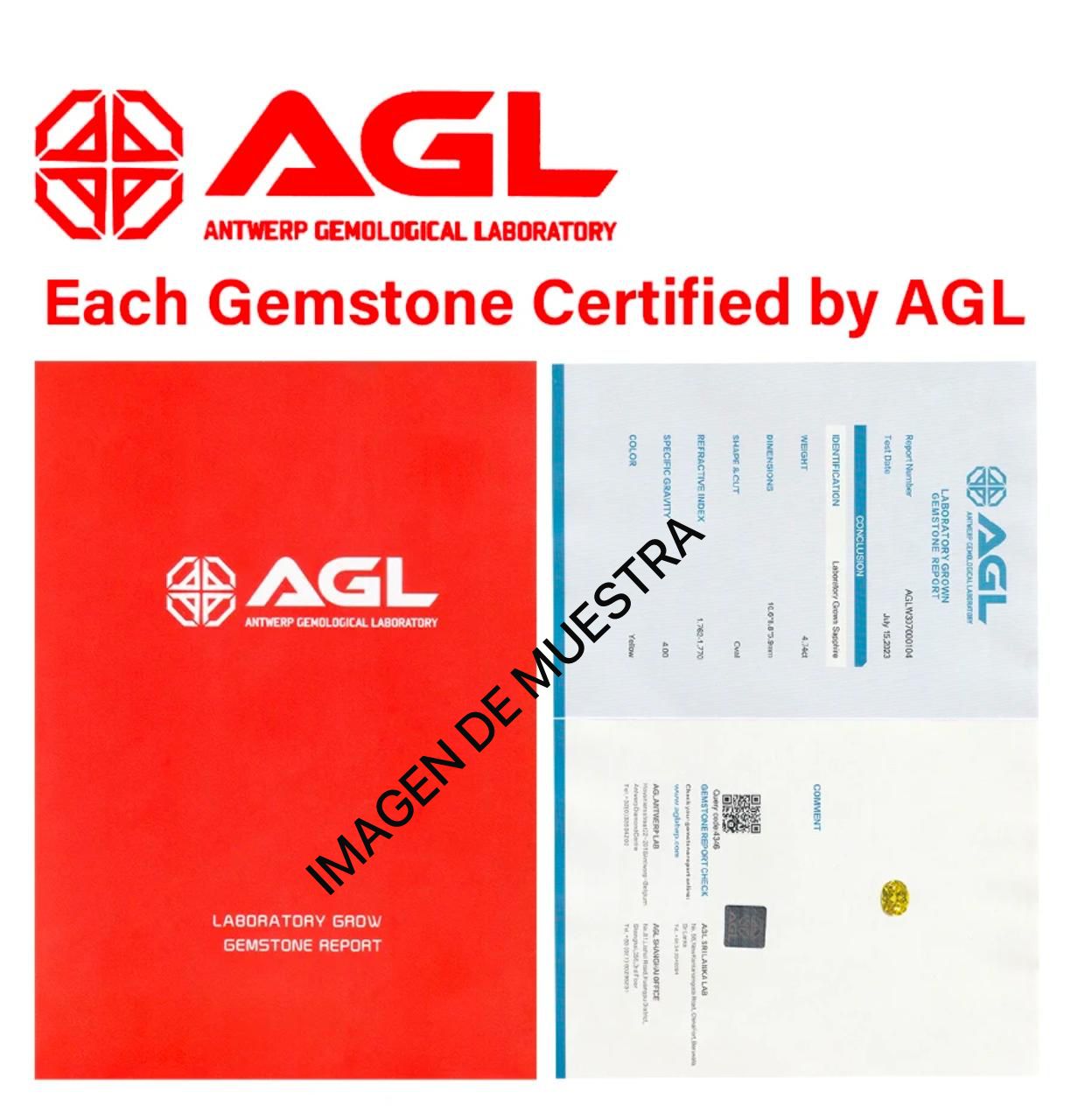 ZAFIRO LAB AGL PERA 3 X 5 - 9 X 13 MM