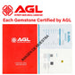 ZAFIRO LAB GROWN AGL CORTE OVAL 1.10 CT