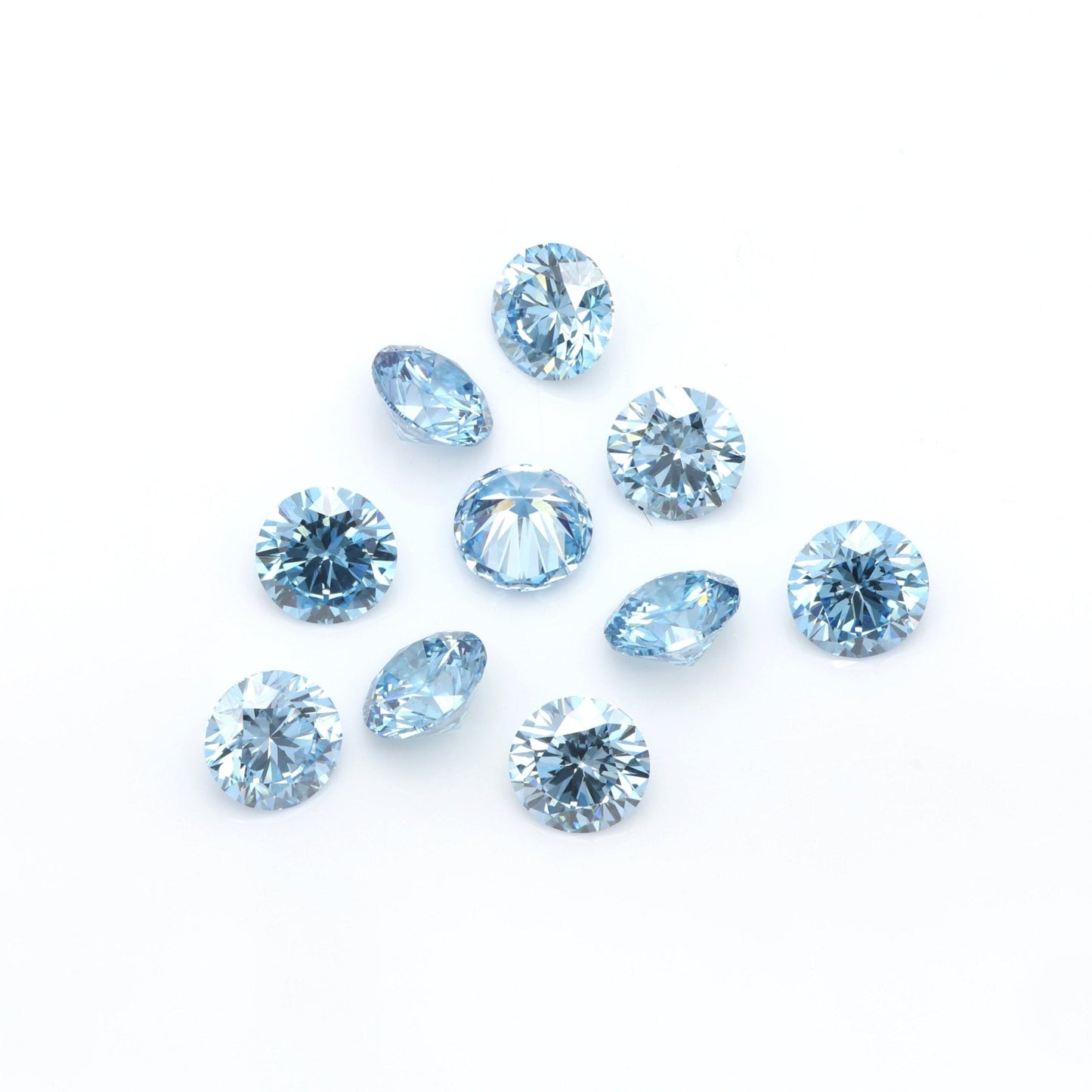DIAMANTE DE LABORATORIO AZUL  1 - 3 MM  AZUL
