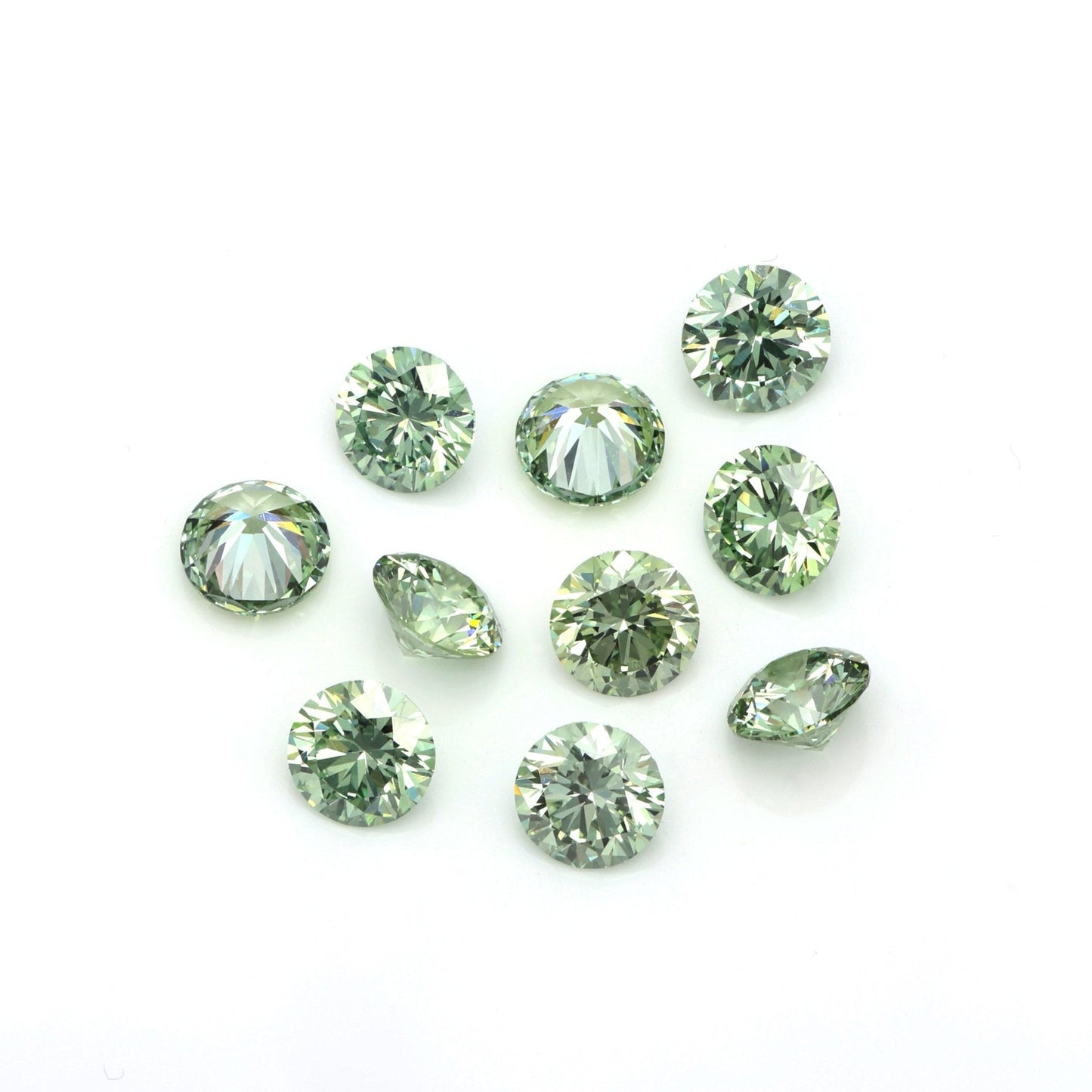 DIAMANTE DE LABORATORIO 1 - 3 MM  VERDE
