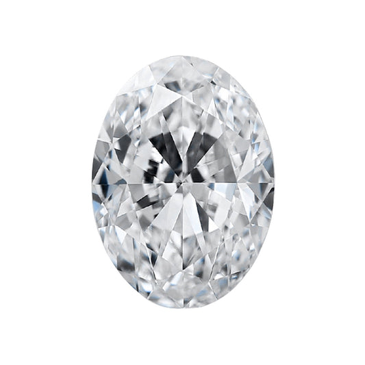 MOISSANITA BLANCA  OVAL  DE 0.50 CTS A 5 CTS