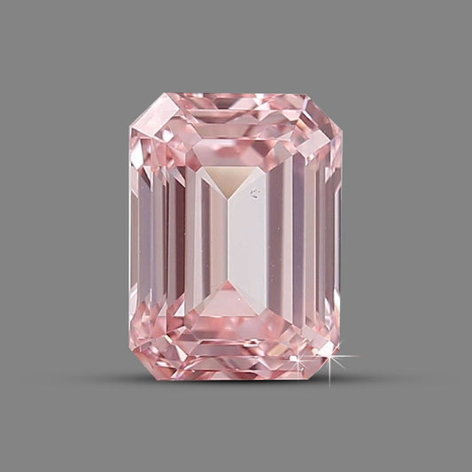 DIAMANTE IGI ESMERALDA FANCY VIVID PINK 1.04 CTS VVS2